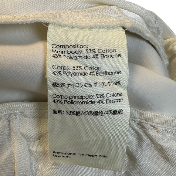 3.1 Phillip Lim | Off White Tapered Leg Trouser Pants Size 8 - Picture 9 of 14